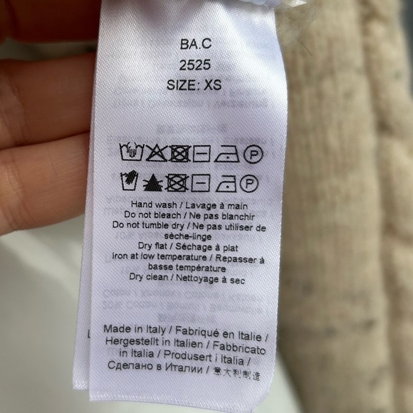 Ganni Wool Alpaca Blend Poplin Collar Sweater, size XS - Picture 14 of 15